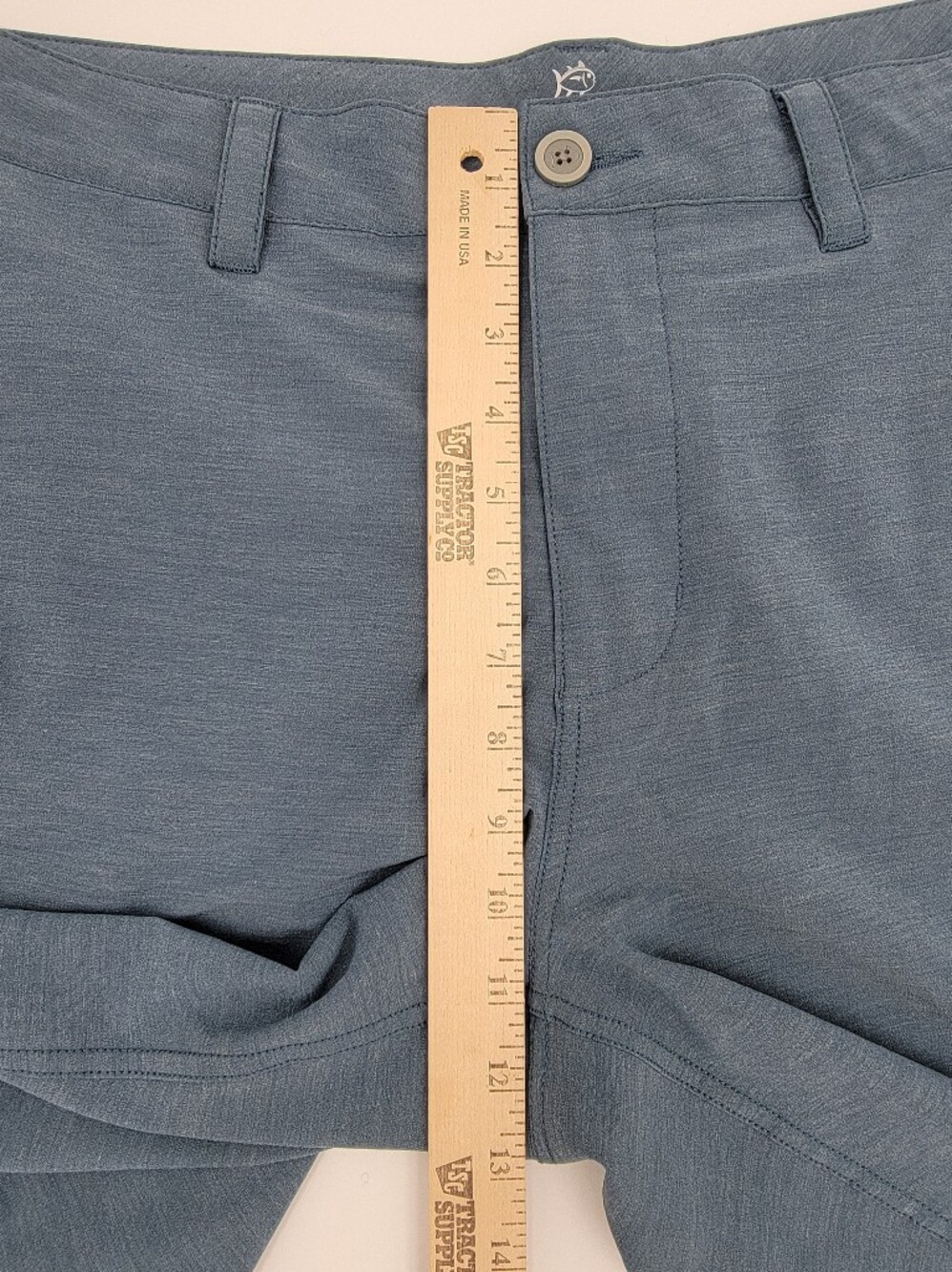 Southern Tide Men's Shorts Performance Tech Golf 35 Stretch Blue Lightweight - Picture 8 of 9